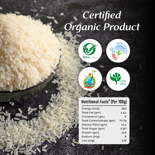 Organic Kasturi Kali Mooch Rice